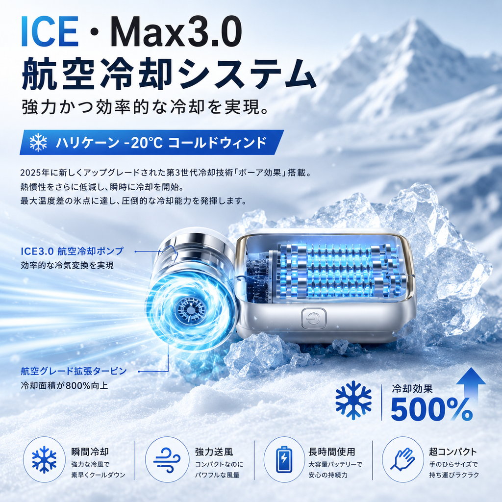 MiniFan™ 超軽量ポータブルファン